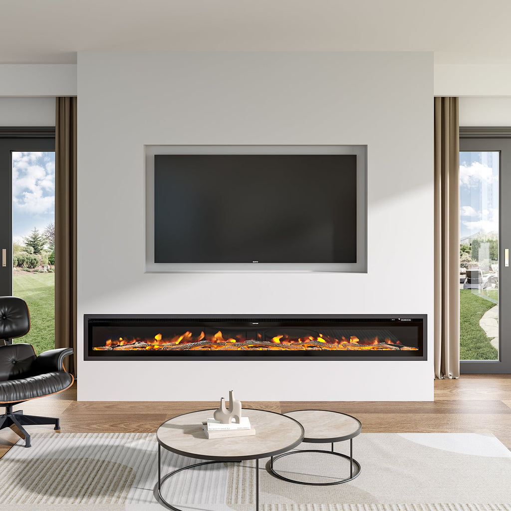 media wall fireplace