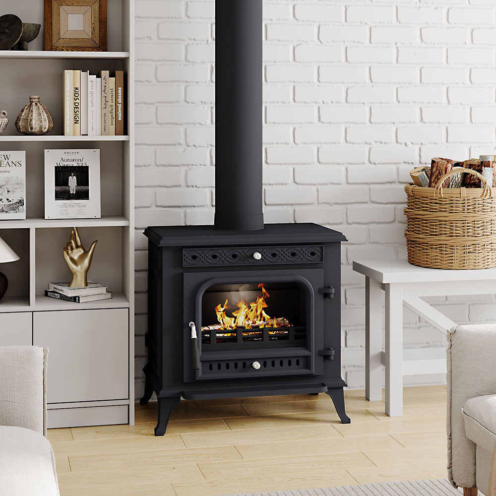 Victorian Cast Iron Fireplace Insert | DEFRA Approved & 79% Efficient