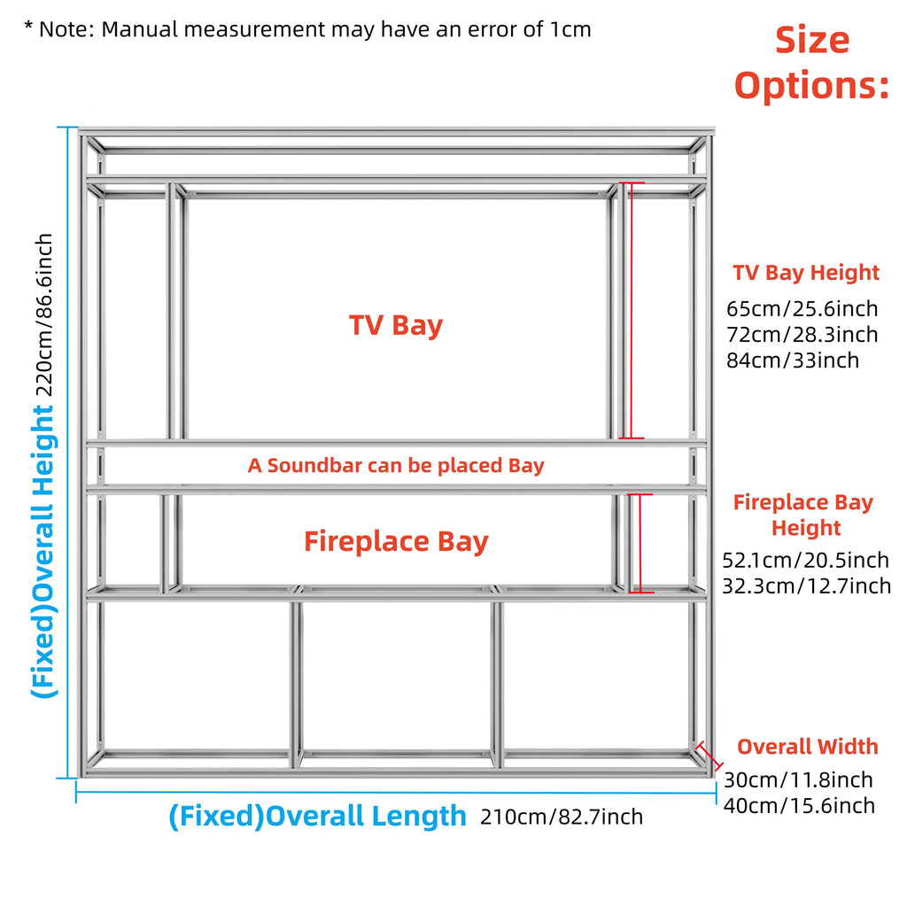 Easy-to-Install Aluminum Profile Media Wall Frame