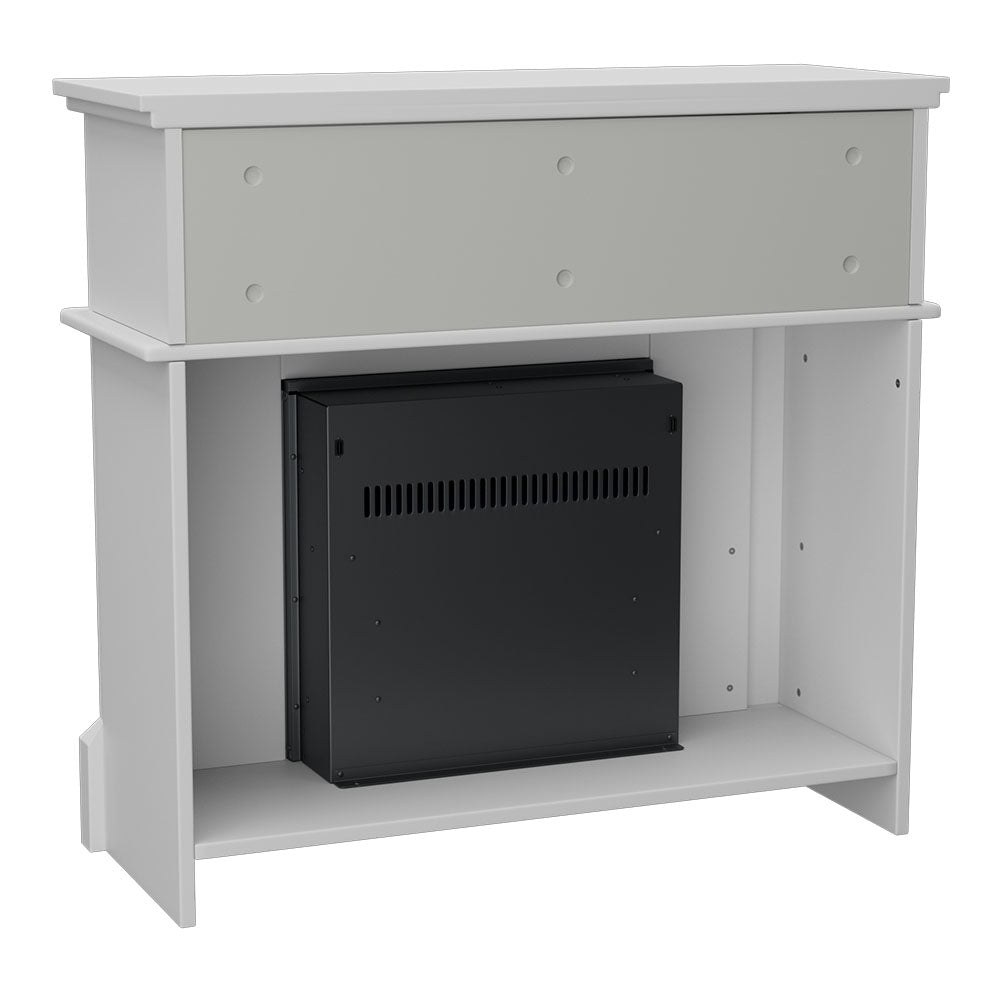 Fireplace Cabinet with 18inch Electric Fire | Touchscreen-enabled, remote-controlled, timer-operated