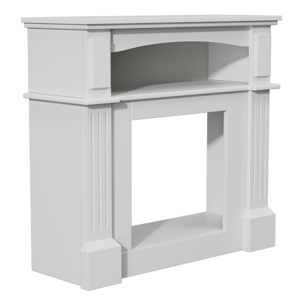 Fireplace Cabinet with 18inch Electric Fire | Touchscreen-enabled, remote-controlled, timer-operated