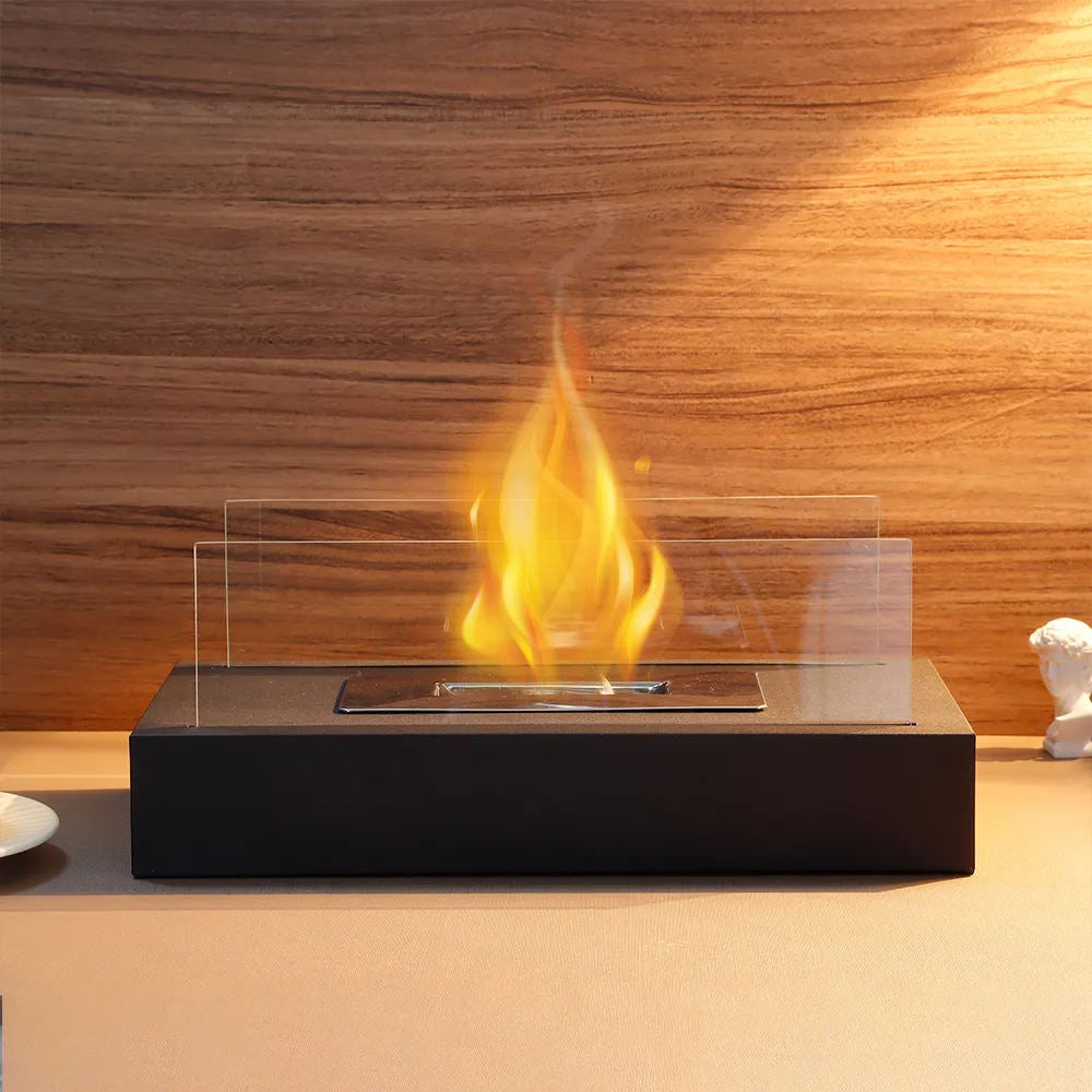 Tabletop Bio Ethanol Fireplace – Real Flame | Portable Indoor & Outdoor Use