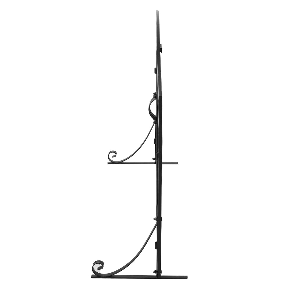 Iron Fireplace Screen Black Powder Coated – 90x32x78.8cm