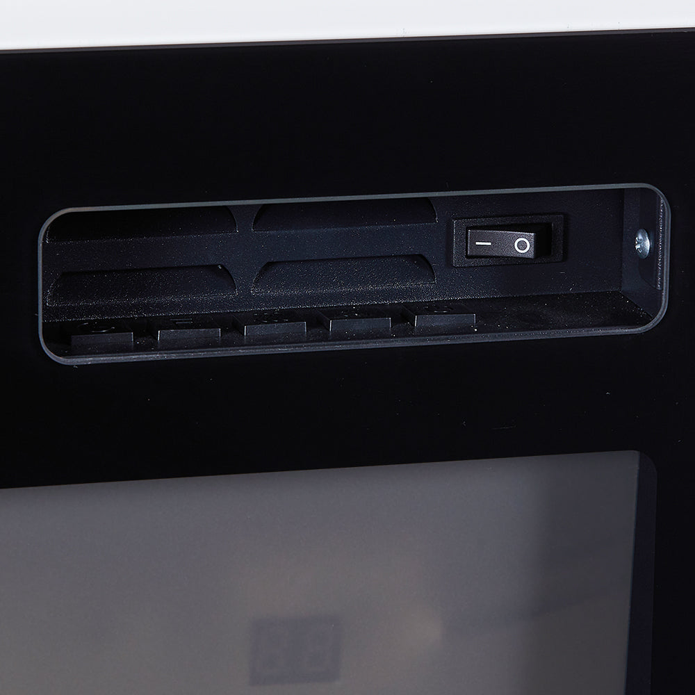 70-Inch Electric Fireplace TV Stand | 12 Flame Colours & Remote Control