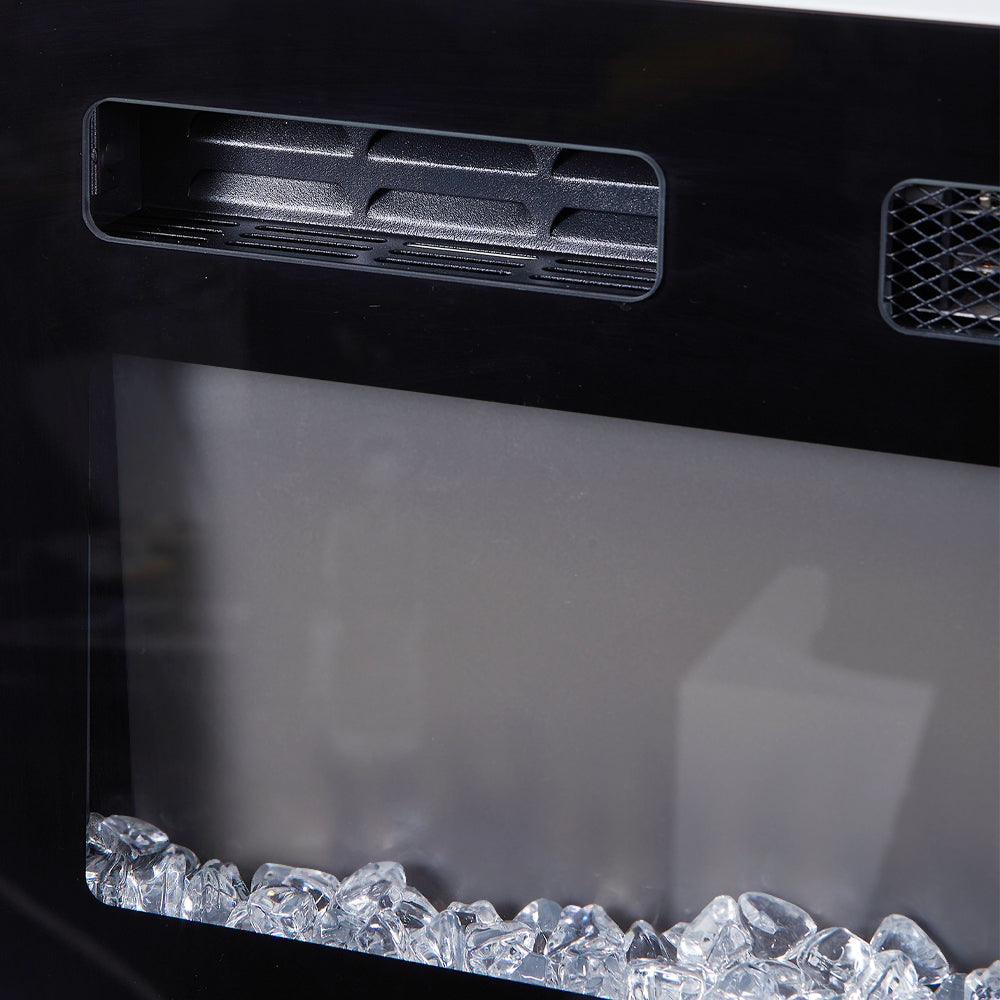 70-Inch Electric Fireplace TV Stand | 12 Flame Colours & Remote Control