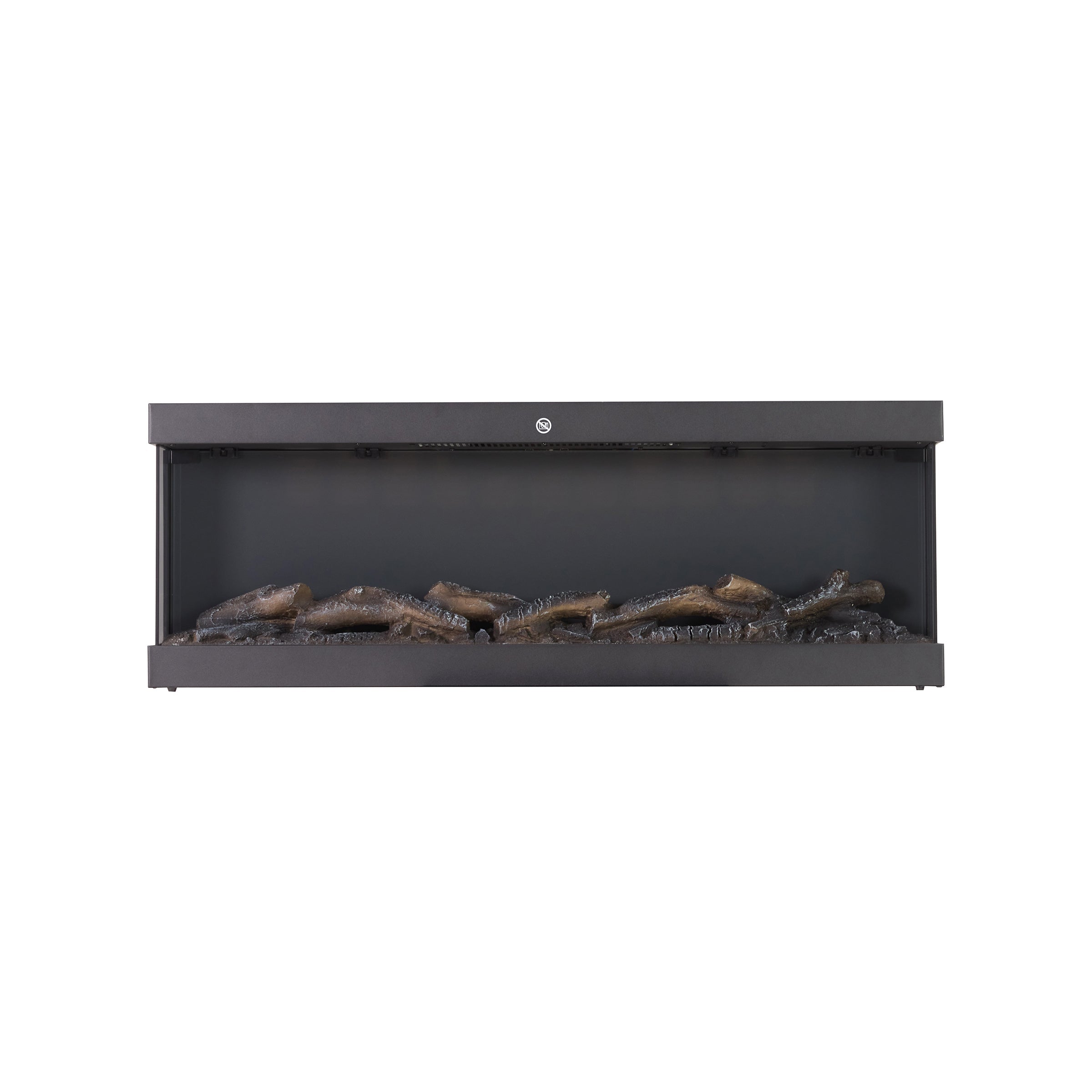 Smallbee 3-Sided Panoramic Media Wall Electric Fireplace, WiFi App Control