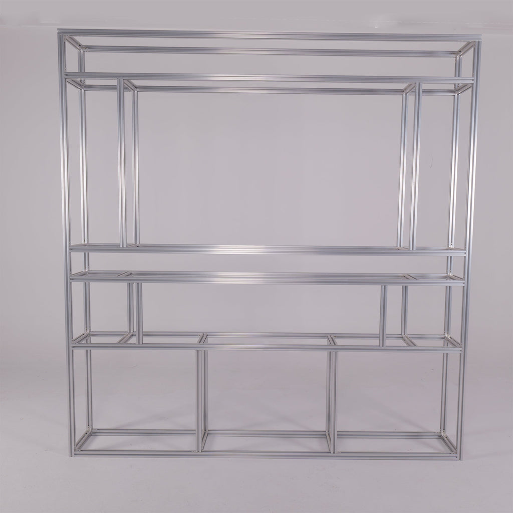 Easy-to-Install Aluminum Profile Media Wall Frame