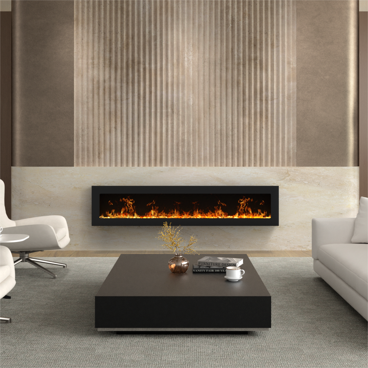 media wall fireplace