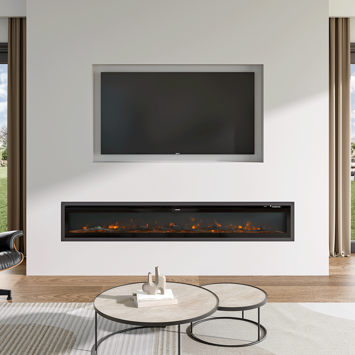 media wall fireplace