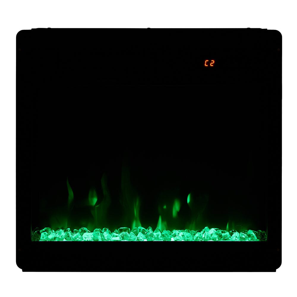 Freestanding TV Stand Entertainment Center with 19" Fireplace