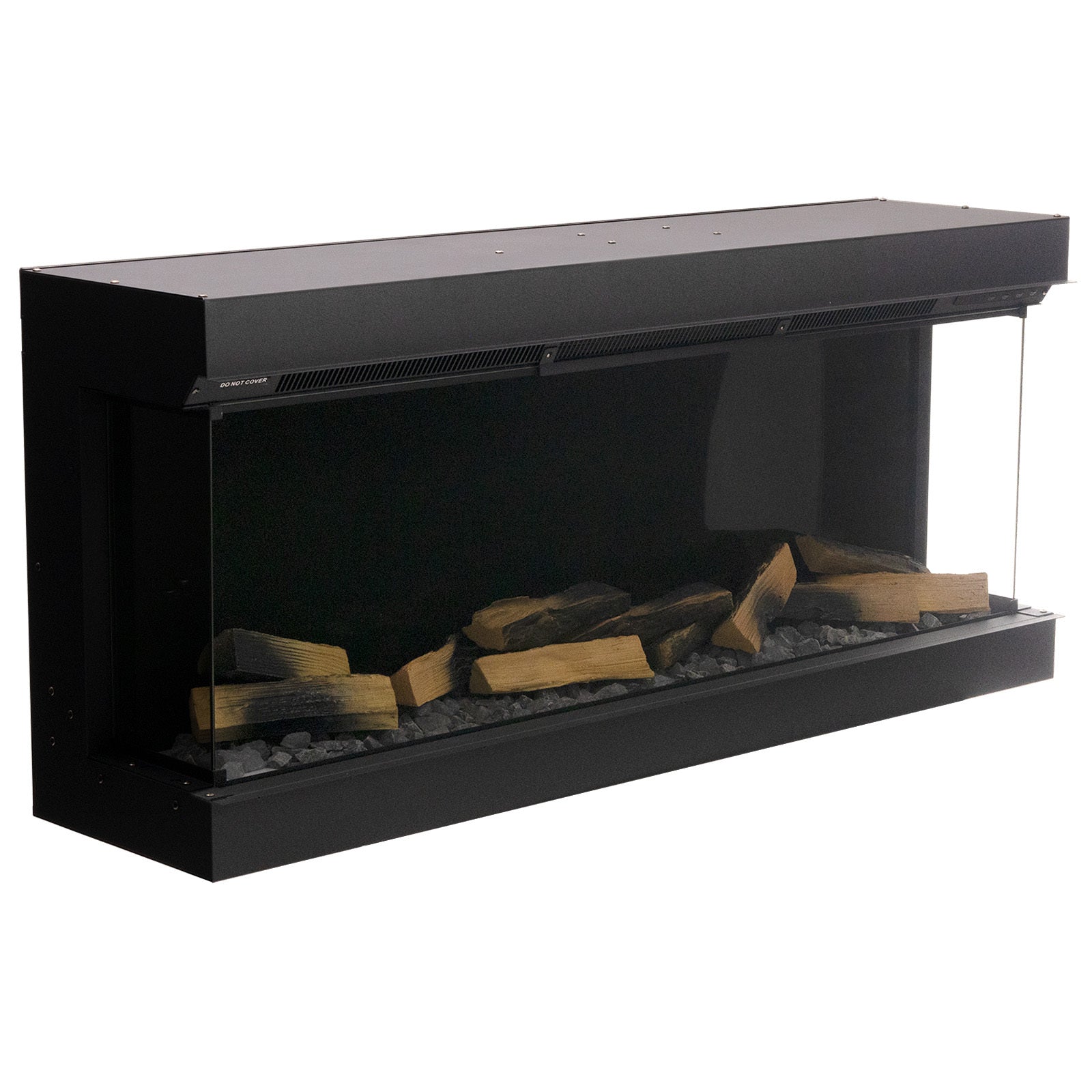 3-Sided Built-in Electric Fireplace
