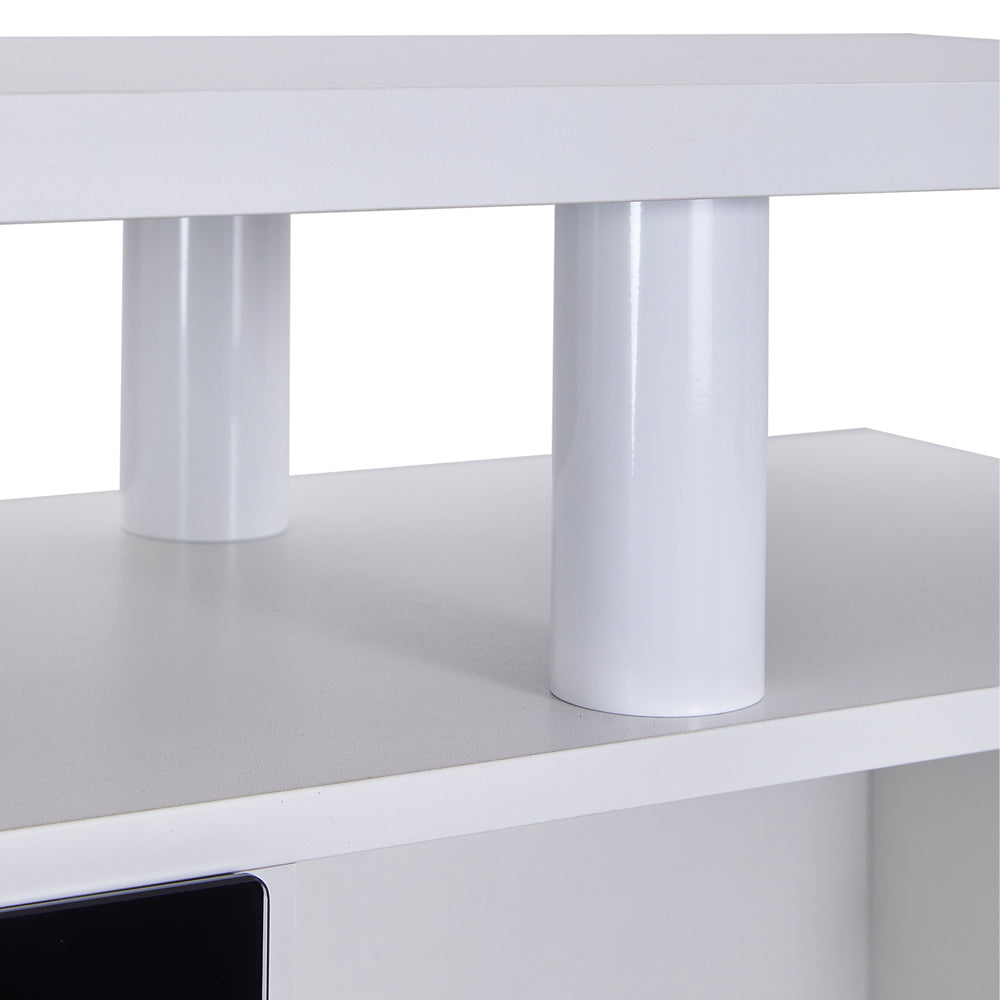 70-Inch Electric Fireplace TV Stand | 12 Flame Colours & Remote Control