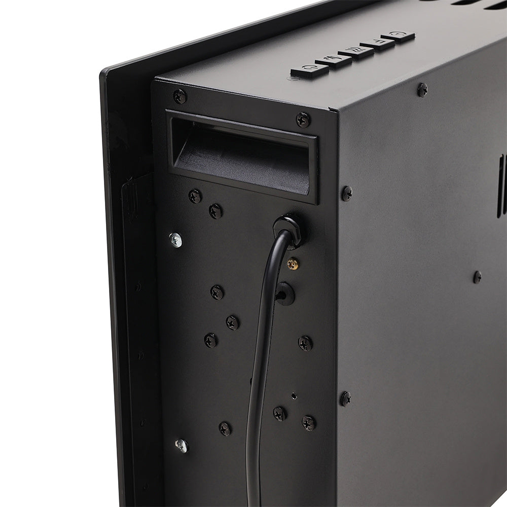 Media Wall Fireplace | 3-in-1 Electric Fireplace Insert with Realistic LED Flames