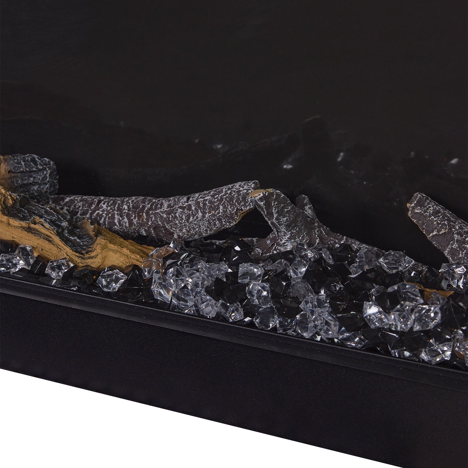 50/60/70/80inch 3-sided Electric Fireplace with Adjustable Color, Temperature and Timing, Controlled by APP