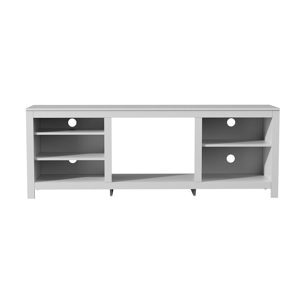 Large Electric Fireplace TV Stand with 23Inch Fireplace | 12 Flame Colours, Remote Control