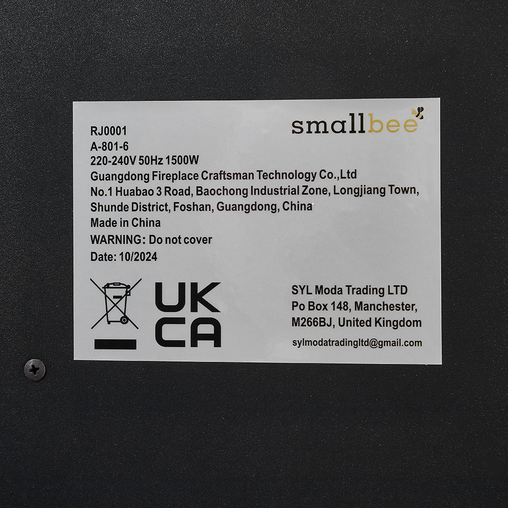 33/46/58inch WiFi Electric Fireplace with LED Display, Realistic Flame Effect & App Control