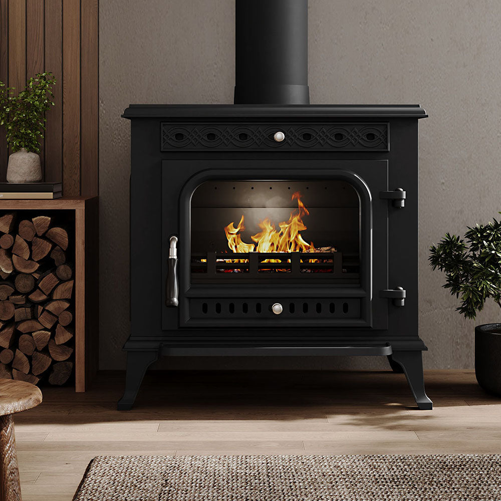 Victorian Cast Iron Fireplace Insert | DEFRA Approved & 79% Efficient